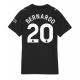 Manchester City Bernardo Silva #20 Replike Gostujuci Dres za Ženska 2025-26 Kratak Rukav